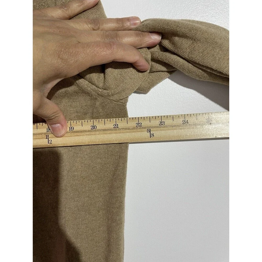 J Crew Sweater Mens‎ L Tan Merino Wool Cotton Academia Preppy Business Office